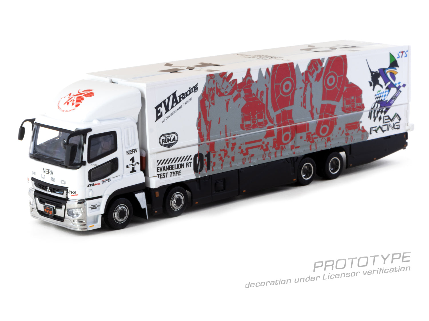ミニカー Mitsubishi Fuso Super Great EVA RACING Preorder] Tarmac