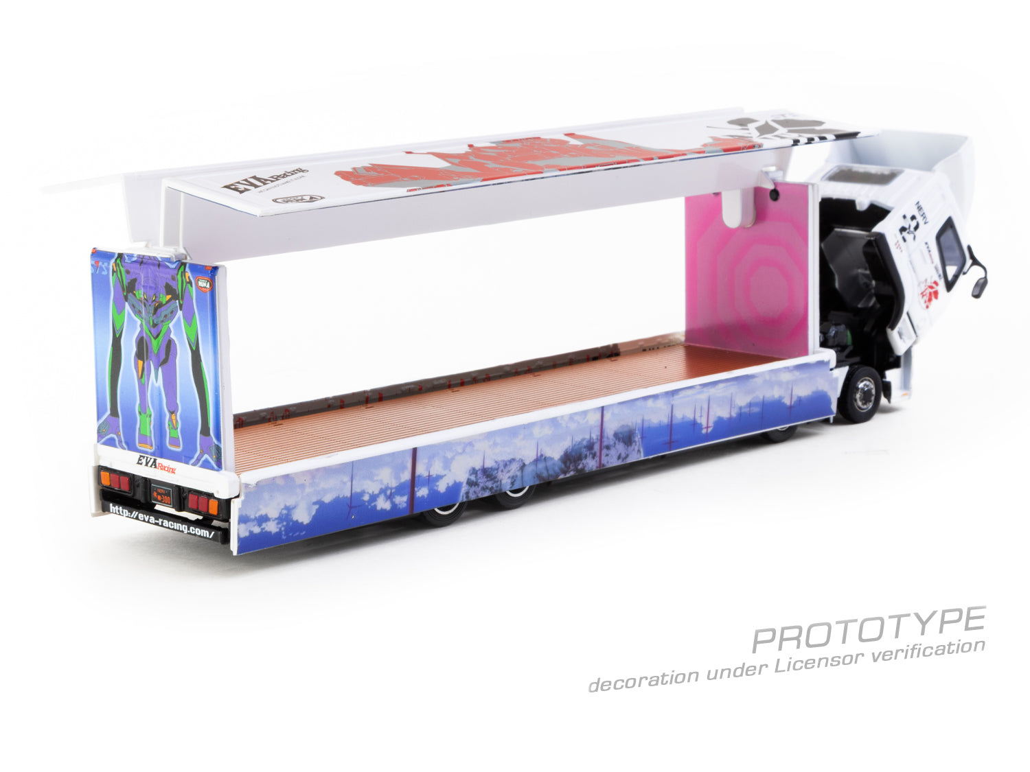 Preorder] Tarmac Works 1:64 Mitsubishi Fuso Super Great EVA Racing