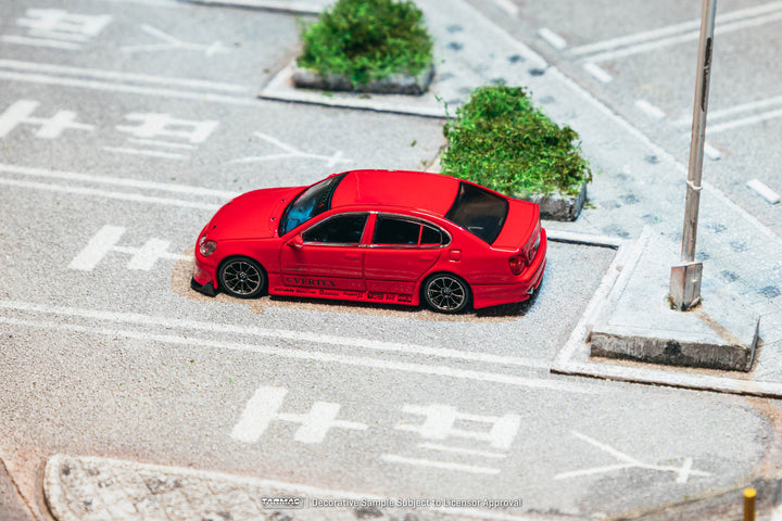 [Preorder] Tarmac Works 1:64 VERTEX Toyota Aristo JZS161 – Red- Mijo Exclusives – Global64 T64G-081-RE