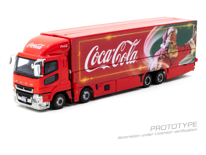 [Preorder] Tarmac Works 1:64 Mitsubishi Fuso Super Great Coca-Cola Santa Truck T64T-TL001-CC