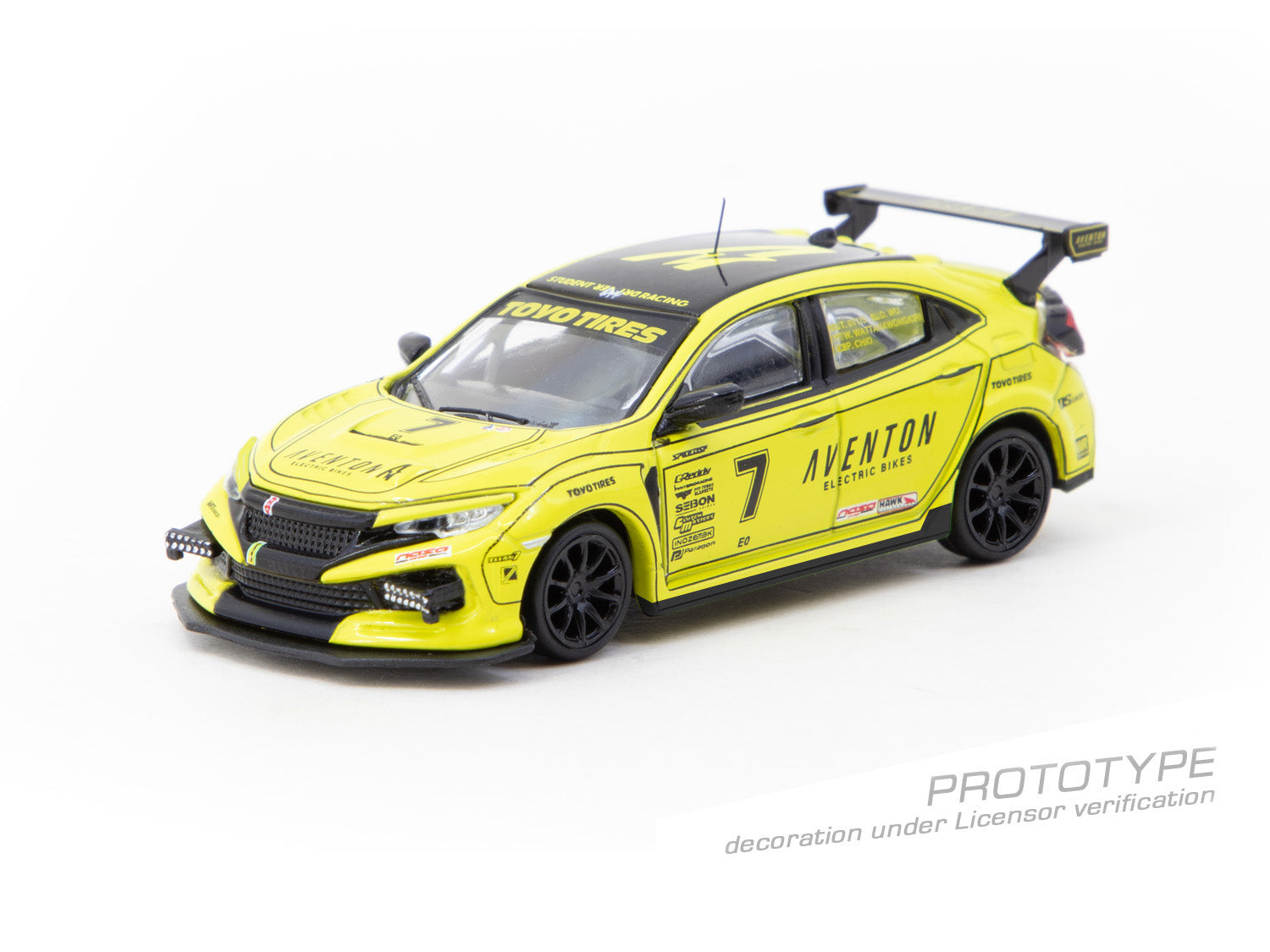 Preorder] Tarmac Works 1:64 Honda Civic TYPE R FK8 NASA Western