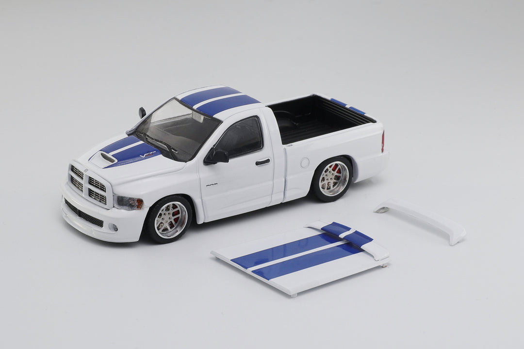 [Preorder] GCD 1:64 Shoom64 Dodge 2003 RAM SRT-10 White (LHD) SHOOM-103-005