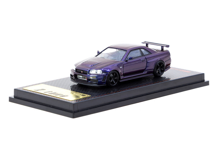 [Preorder] Ignition Model X Tarmac Works 1:64 Nismo R34 GT-R Z-tune Purple Metallic IG3839