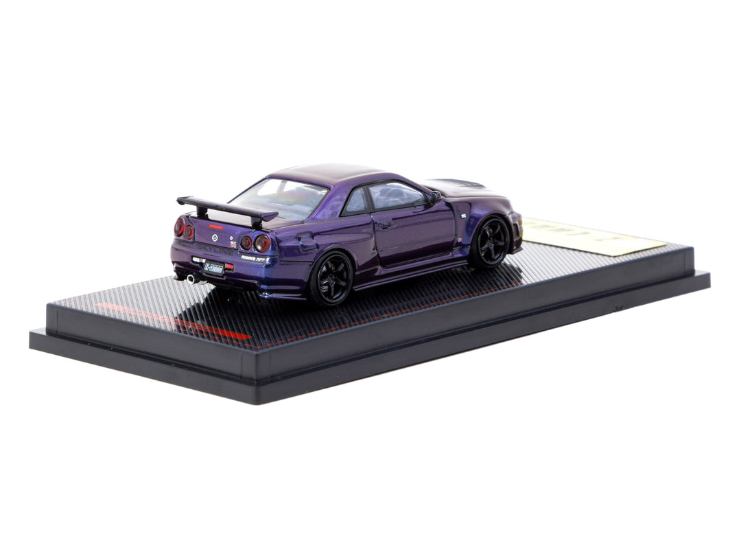 [Preorder] Ignition Model X Tarmac Works 1:64 Nismo R34 GT-R Z-tune Purple Metallic IG3839