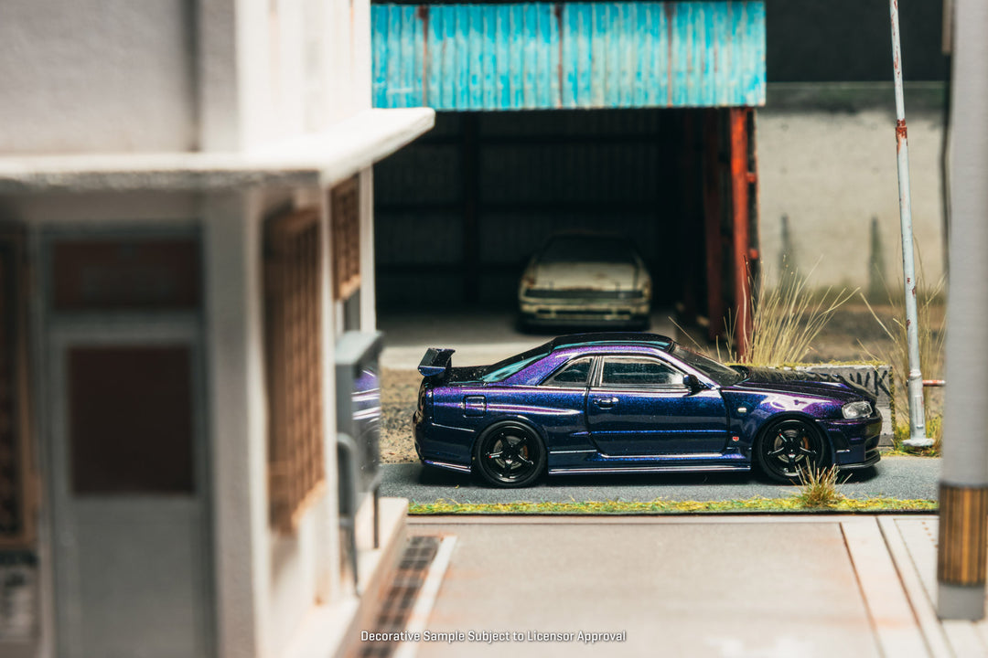 [Preorder] Ignition Model X Tarmac Works 1:64 Nismo R34 GT-R Z-tune Purple Metallic IG3839