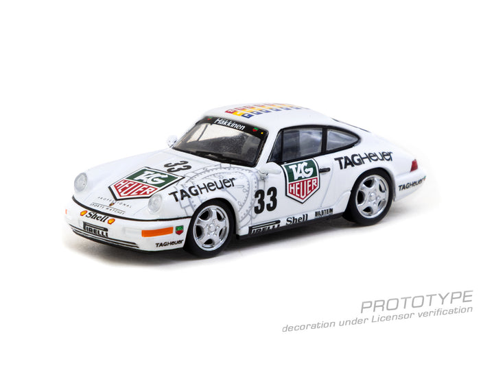 [Preorder] Tarmac Works 1:64 Porsche 911 Carrera 2 Porsche Supercup 1993 Monaco Winner – Collab64 T64S-017-93PSM33