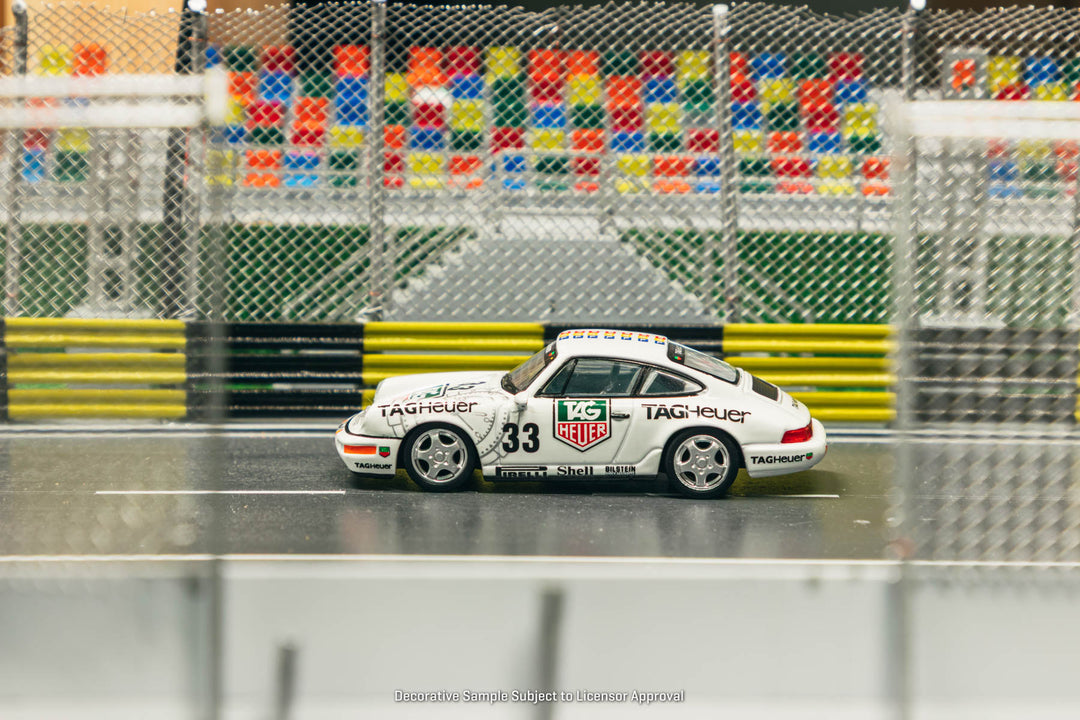 [Preorder] Tarmac Works 1:64 Porsche 911 Carrera 2 Porsche Supercup 1993 Monaco Winner – Collab64 T64S-017-93PSM33