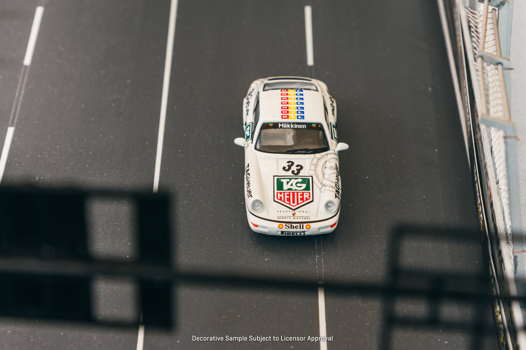 [Preorder] Tarmac Works 1:64 Porsche 911 Carrera 2 Porsche Supercup 1993 Monaco Winner – Collab64 T64S-017-93PSM33