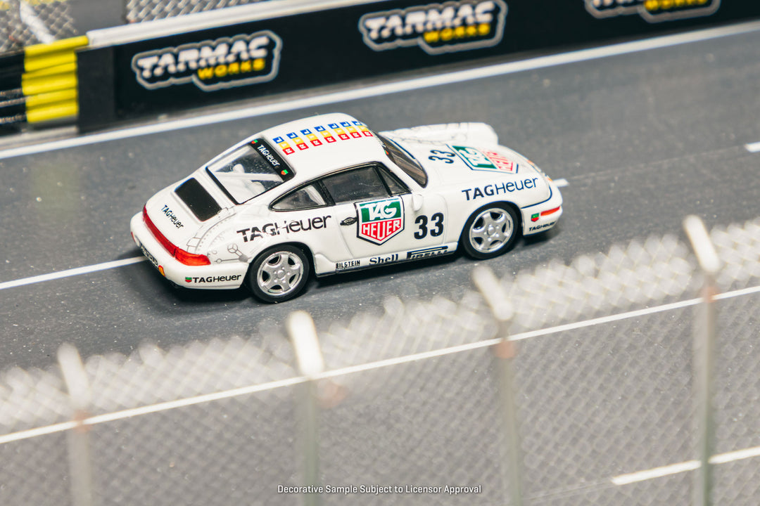 [Preorder] Tarmac Works 1:64 Porsche 911 Carrera 2 Porsche Supercup 1993 Monaco Winner – Collab64 T64S-017-93PSM33