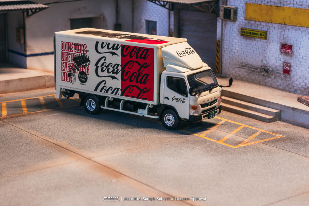 [Preorder] Tarmac Works 1:64 Mitsubishi Fuso Canter COCA- COLA T64T-TL002-CC