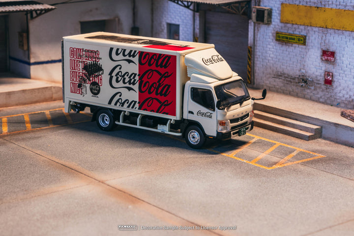 [Preorder] Tarmac Works 1:64 Mitsubishi Fuso Canter COCA- COLA T64T-TL002-CC