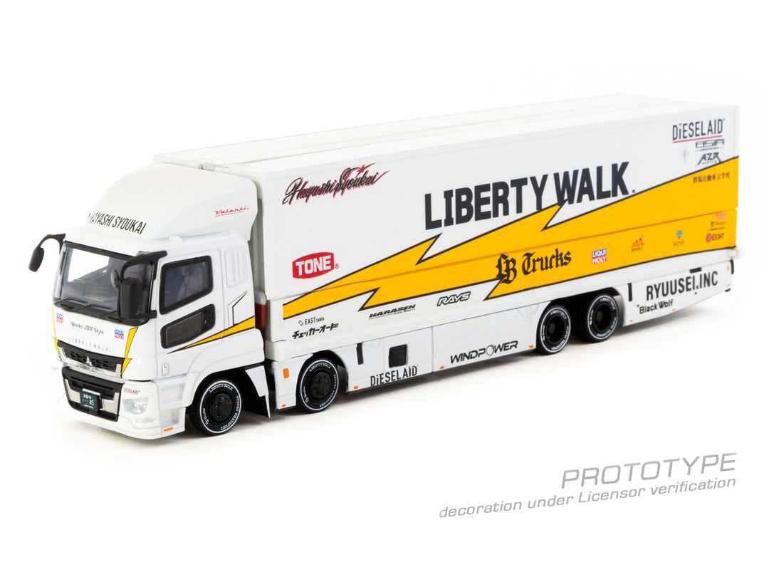 [Preorder] Tarmac Works 1:64 Mitsubishi Fuso Super Great LB-Truck – Truck64 T64T-TL001-LBY