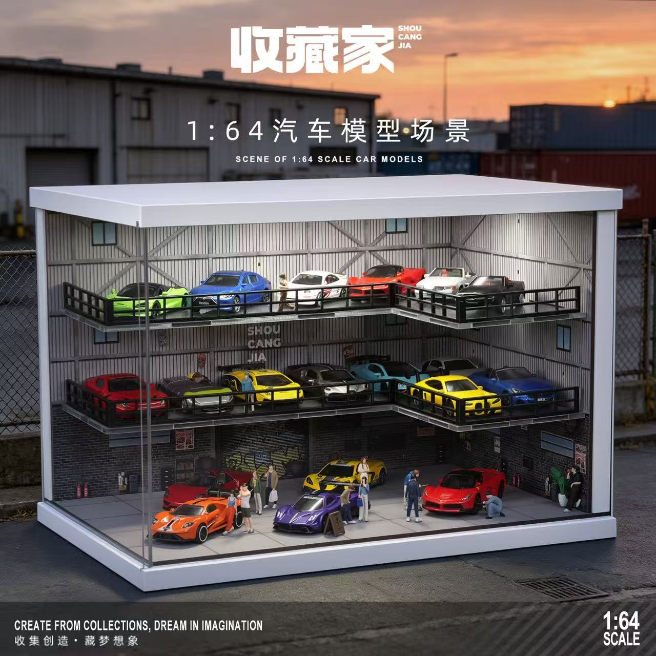 Preorder] SHOU CANG JIA 1:64 Industrial Warehouse SCJ-82069