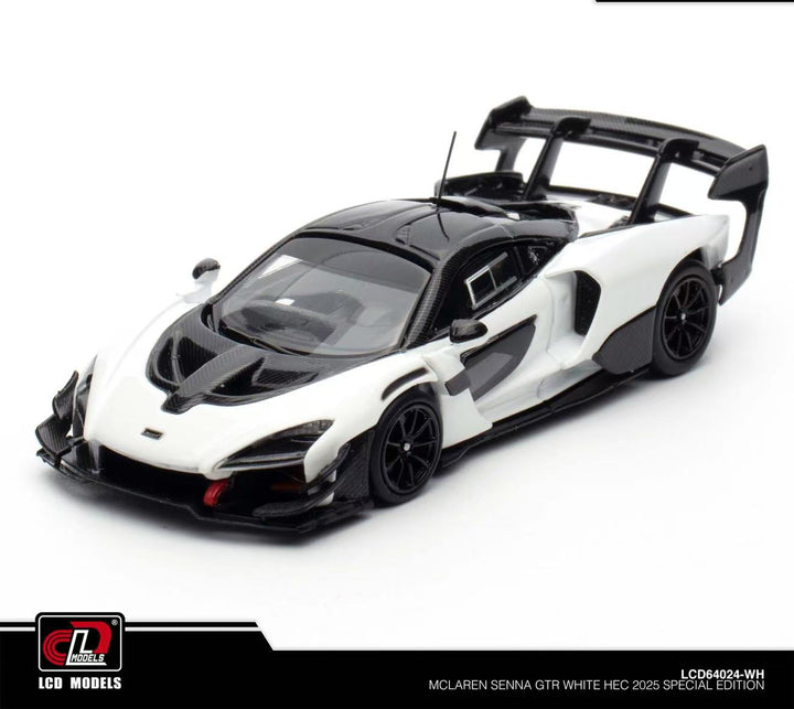 LCD 1:64 McLaren Senna GTR White TMCS 2025 Special Edition LCD64024-WH