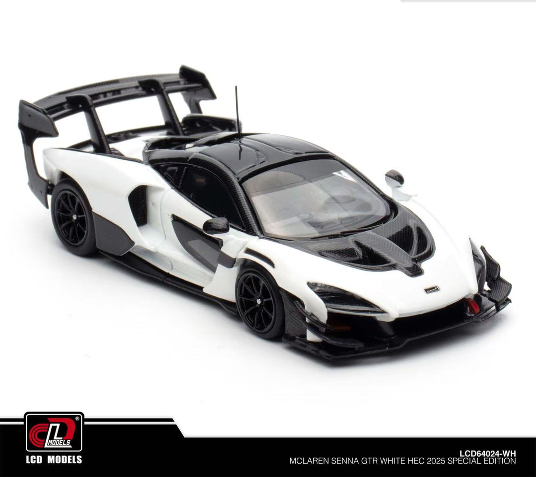 LCD 1:64 McLaren Senna GTR White TMCS 2025 Special Edition LCD64024-WH