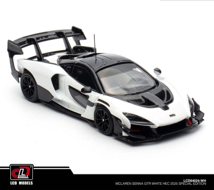 LCD 1:64 McLaren Senna GTR White TMCS 2025 Special Edition LCD64024-WH