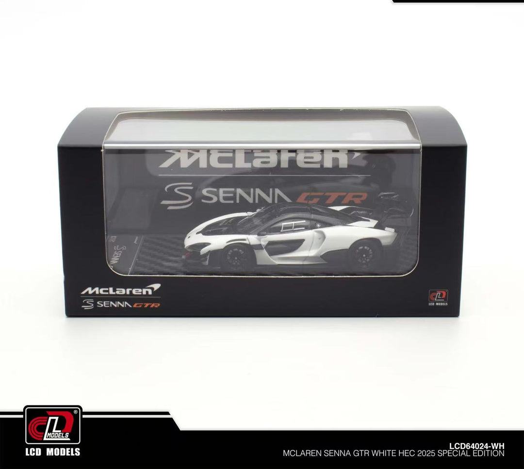 LCD 1:64 McLaren Senna GTR White TMCS 2025 Special Edition LCD64024-WH