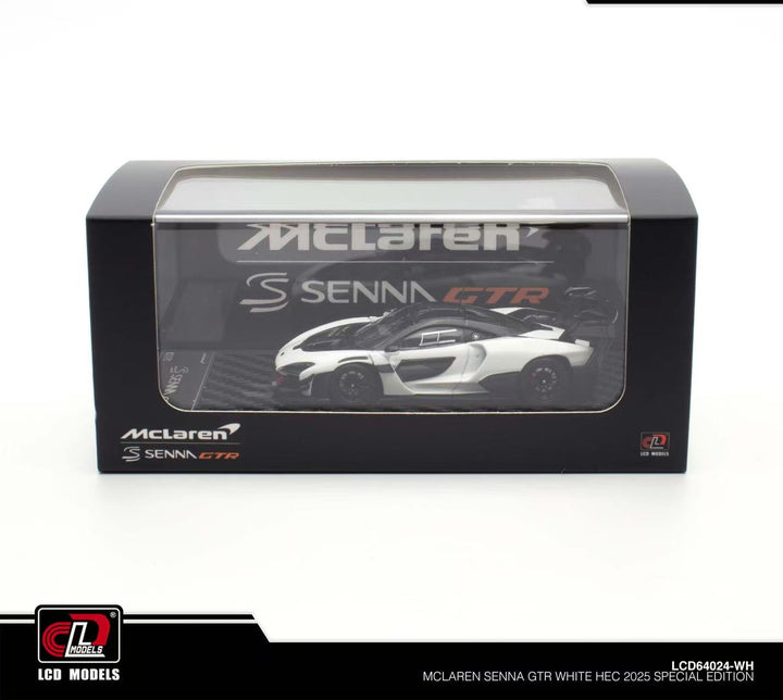 LCD 1:64 McLaren Senna GTR White TMCS 2025 Special Edition LCD64024-WH