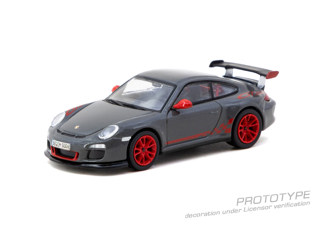 [Preorder] Tarmac Works 1:64 Porsche 911 GT3 RS (997.2) – Grey – IXO models T64G-091-GY-B