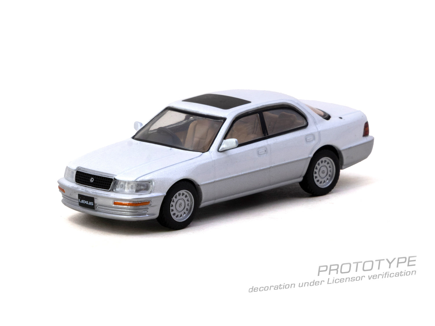 TARMAC Lexus LS400 (UCF10) ミニカー Preorder] Tarmac Works 1:64 Lexus LS400 (UCF10) – Pearl White T64G