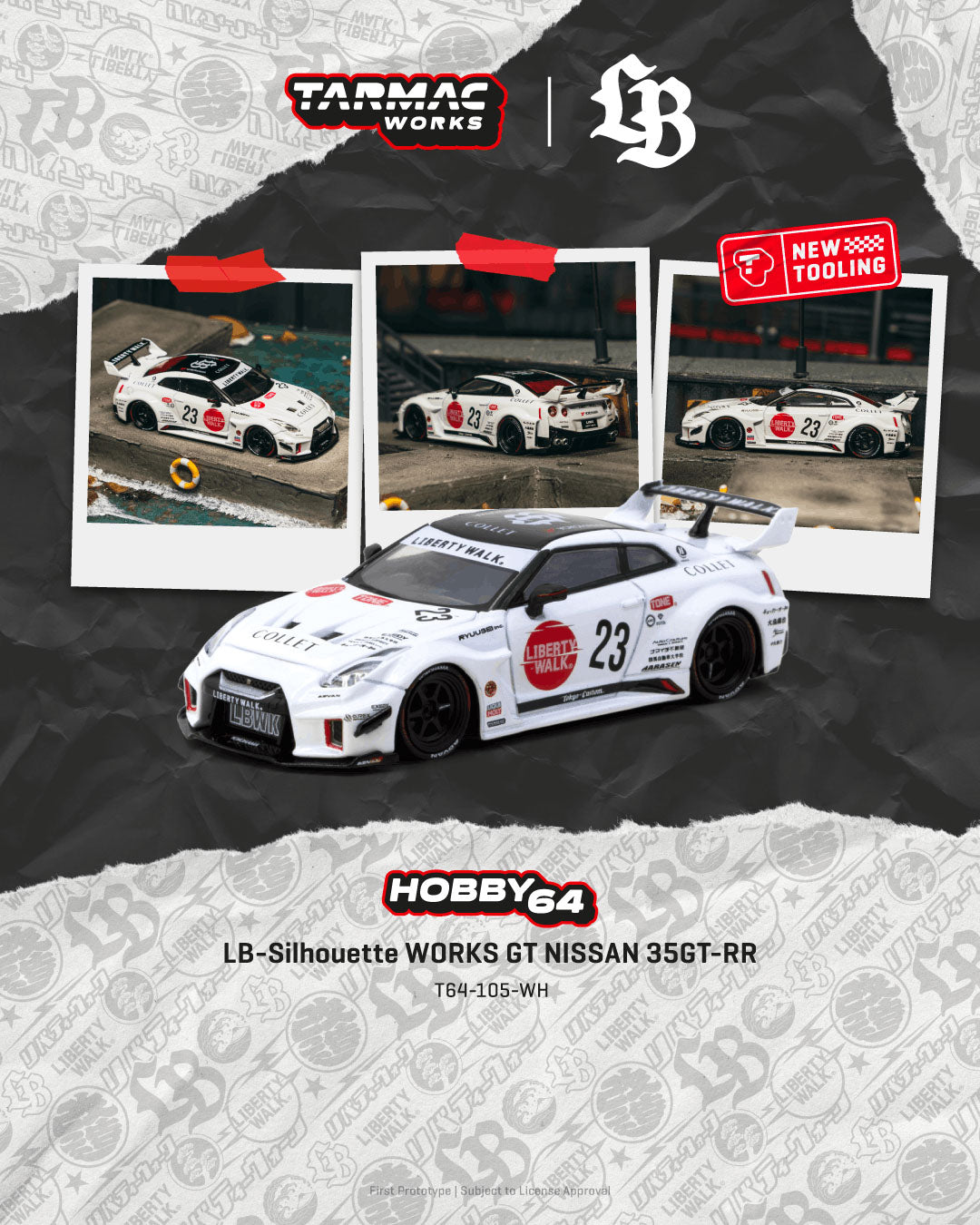 Preorder] Tarmac Works 1:64 LB-Silhouette WORKS GT NISSAN 35GT-RR