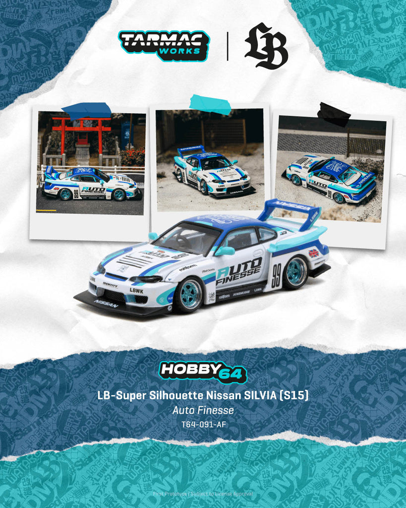 Preorder] Tarmac Works 1:64 LB-Super Silhouette Nissan SILVIA (S15