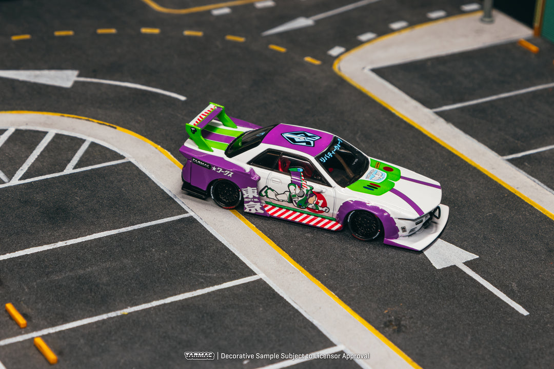 [Preorder] Tarmac Works 1:64 LB-Kaido Works R32 SKYLINE Disney Buzz Lightyear – White- Hobby64 T64-097-BUZZ