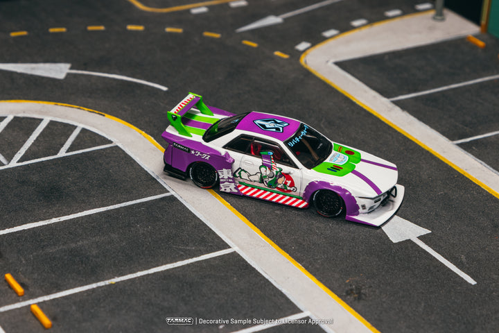 [Preorder] Tarmac Works 1:64 LB-Kaido Works R32 SKYLINE Disney Buzz Lightyear – White- Hobby64 T64-097-BUZZ