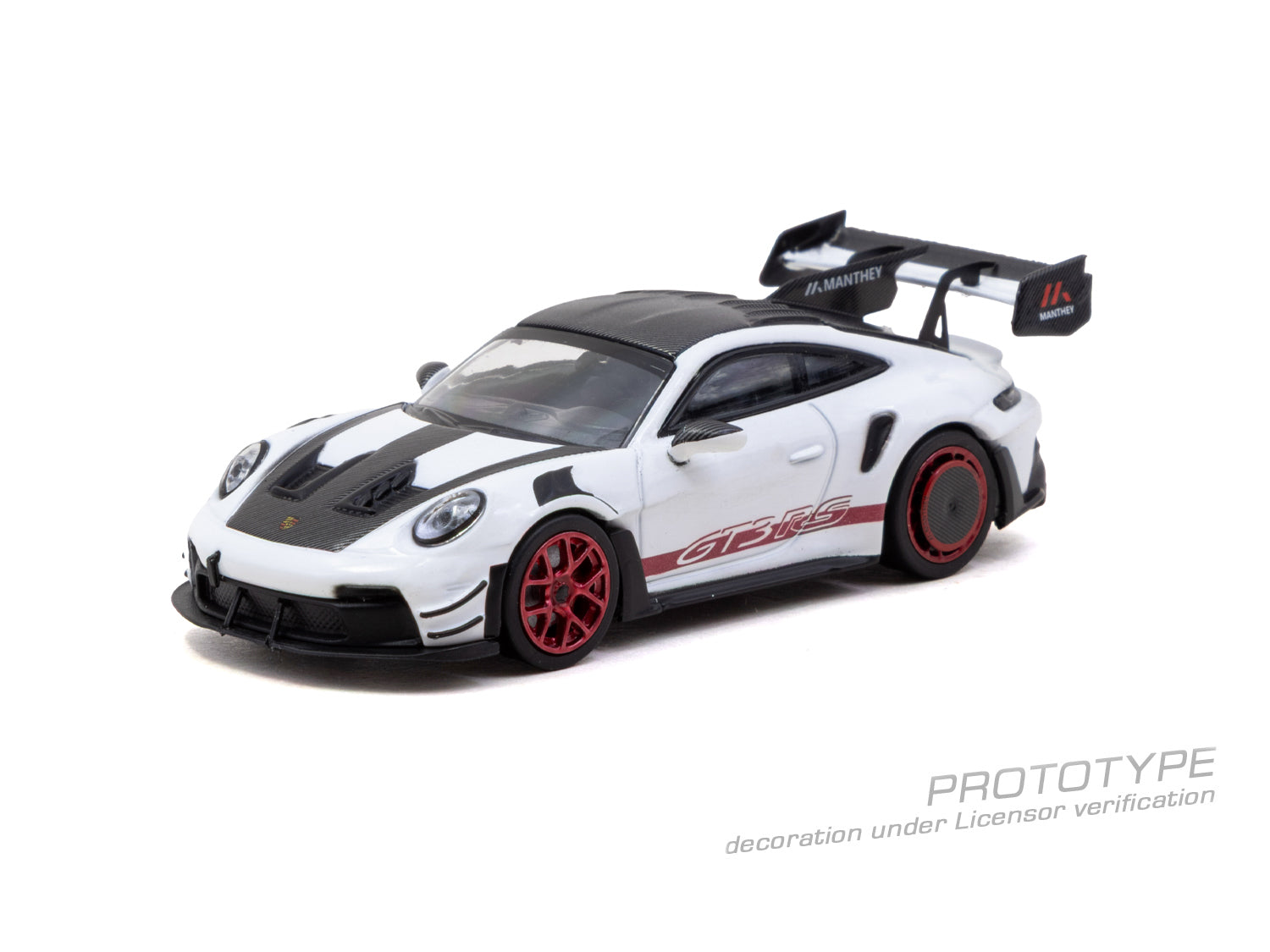 Preorder] Tarmac Works 1:64 Porsche GT3RS (992.2) MR White Red