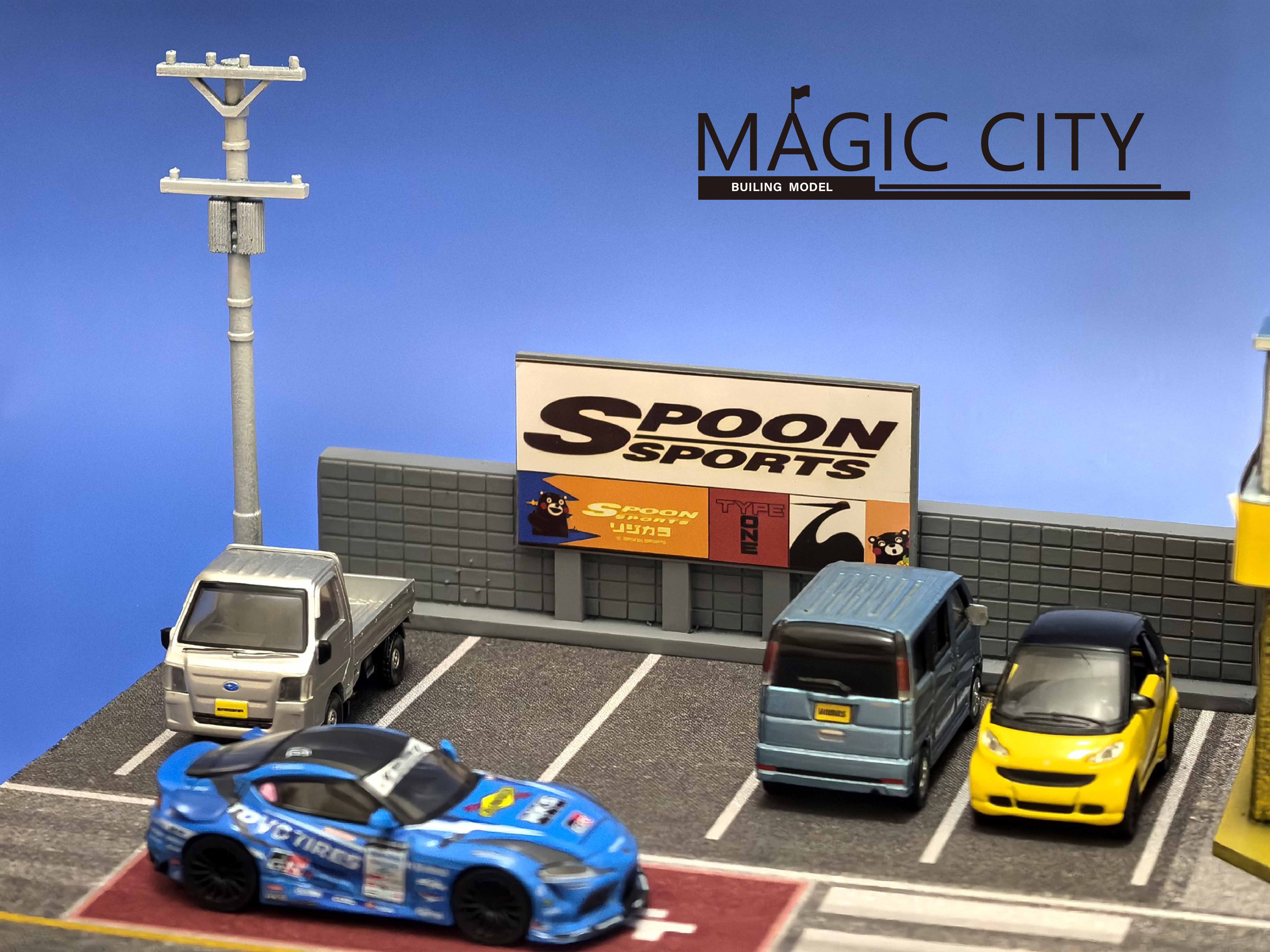 【廃盤】みかんの丘('13エストニア/ジョージア) Preorder] Magic City 1:64 Japanese SPOON Tuning & Repair Garage