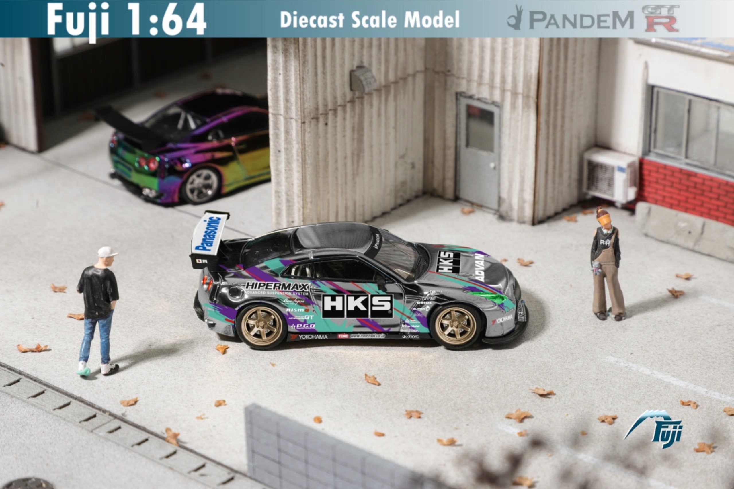 MINIGT 1/64 ニッサン GT-R R35 Pandem MINIGT 1:64 96 GTR R35 pandem Collectible Rocket Rabbit