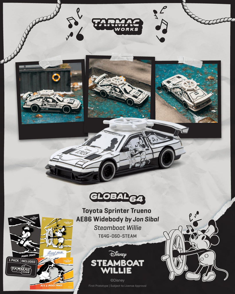 Preorder] Tarmac Works 1:64 Toyota Sprinter Trueno AE86 Widebody