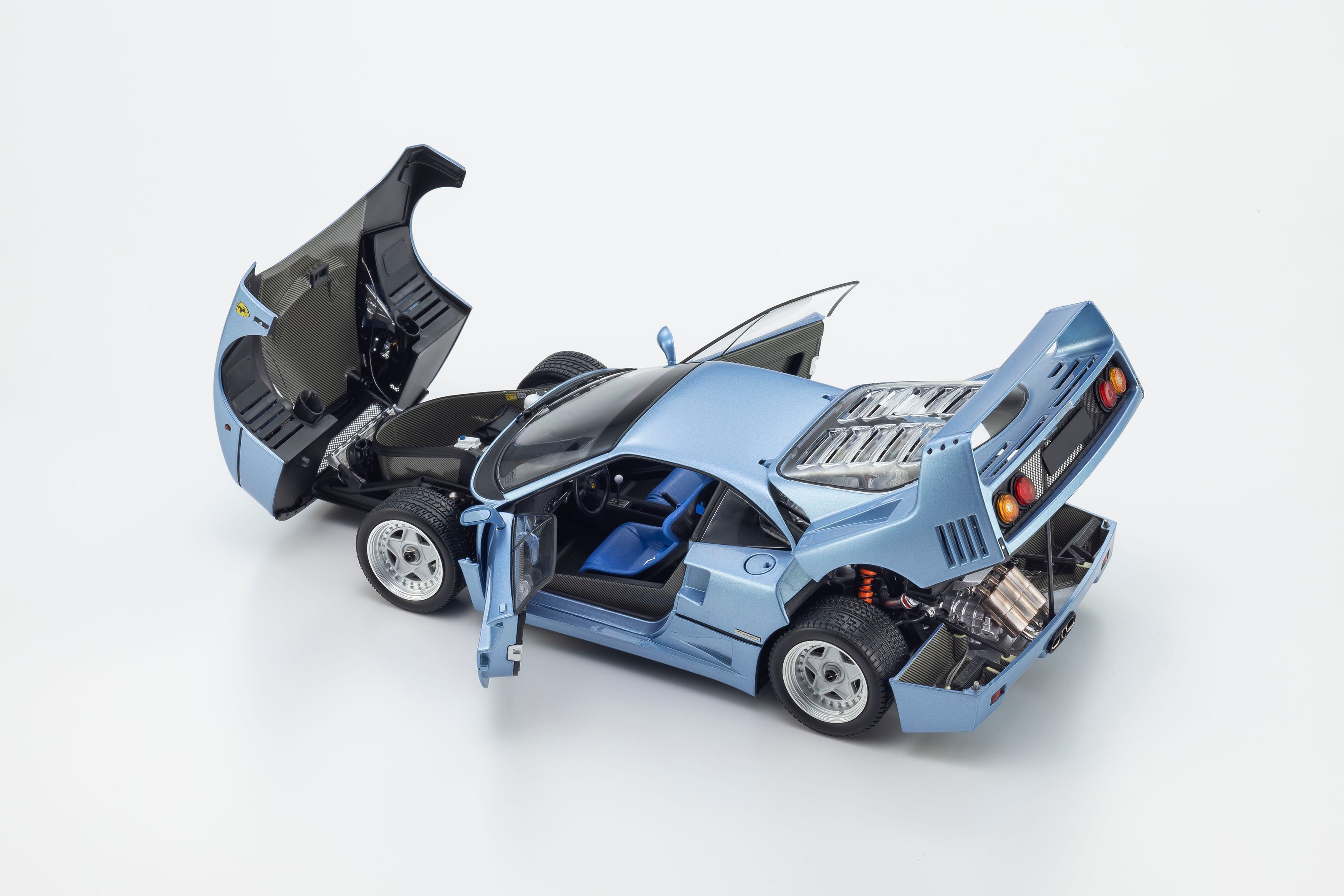 Preorder] Kyosho 1:18 Ferrari F40 Light Blue Metallic 08416LB