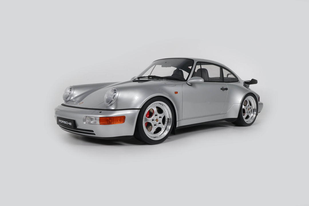 [Preorder] GT Spirit 1:8 PORSCHE 911 (964) 3.6 TURBO POLAR SILVER 1993 GTS80013