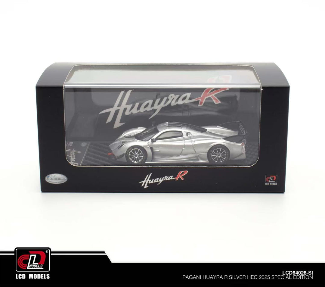 LCD 1:64 Pagani Huayra R Sliver TMCS 2025 Special Edition LCD64028-S1