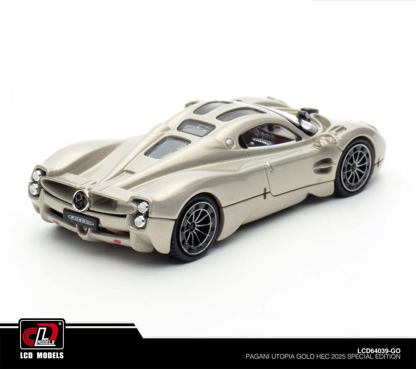 LCD 1:64 Pagani Utopia Gold TMCS 2025 LCD64039-GO – Horizon Diecast