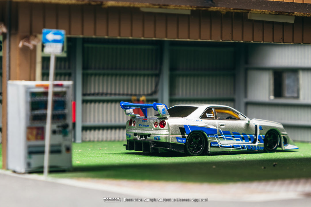 [Preorder] Tarmac Works 1:64 LB-ER34 Super Silhouette SKYLINE MGMINI T64-104-MG