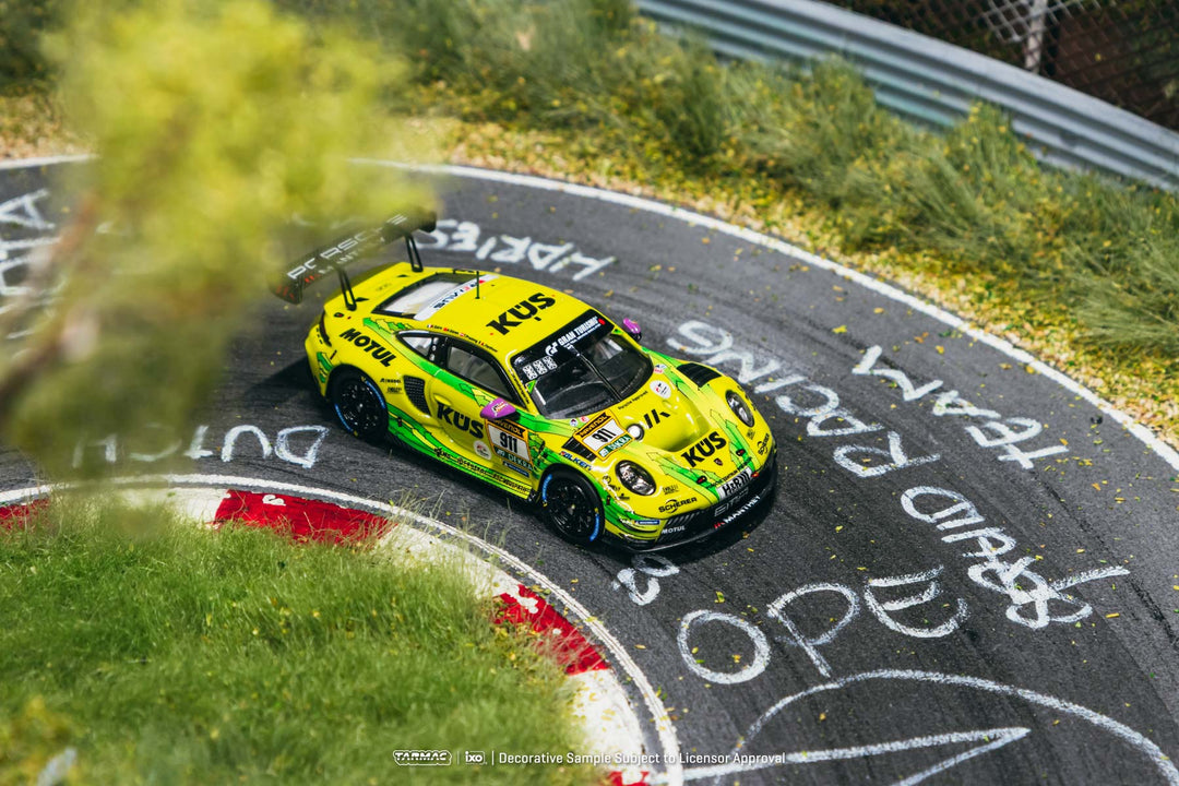 [Preorder] Tarmac Works 1:64 Porsche 911 GT3 R Nürburgring 24h 2024 Laurens Vanthoor / Thomas Preining / Kevin Estre / Ayhancan Güven T64-084-24NUR911