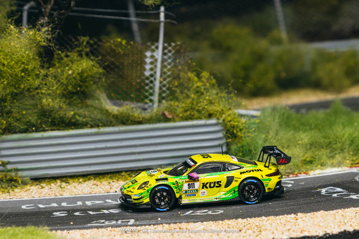 [Preorder] Tarmac Works 1:64 Porsche 911 GT3 R Nürburgring 24h 2024 Laurens Vanthoor / Thomas Preining / Kevin Estre / Ayhancan Güven T64-084-24NUR911