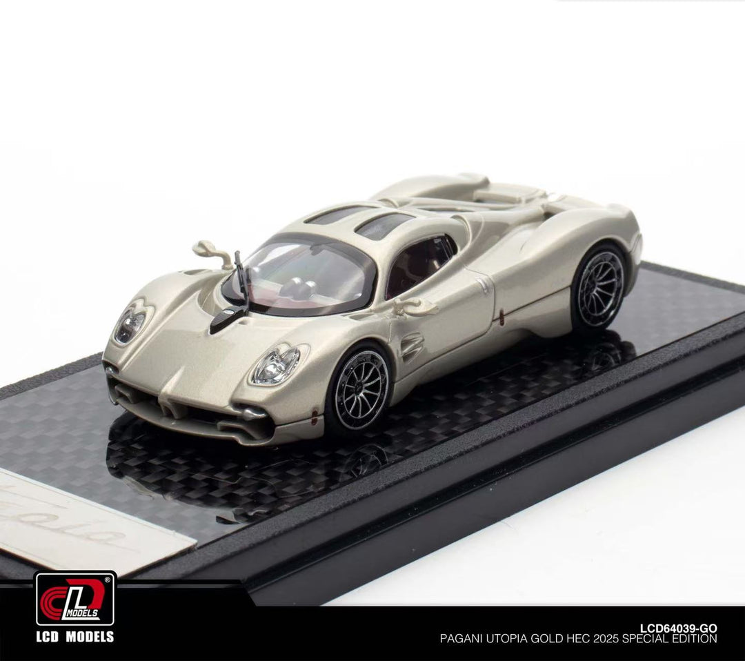 LCD 1:64 Pagani Utopia Gold TMCS 2025 Special Edition