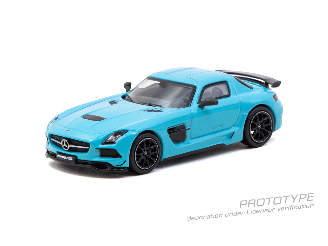[Preorder] Tarmac Works 1:64 Mercedes-Benz SLS AMG Coupe Black Series Matte Blue Global 64 T64G-027-BC-B