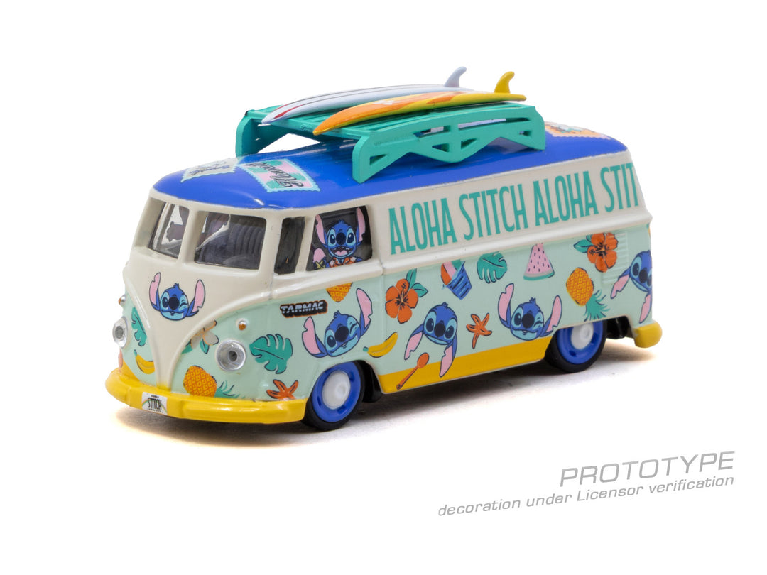 [Preorder] Tarmac Works 1:64 Volkswagen Type II (T1) Panel Van Lilo &amp; Stitch T64S-005-LS