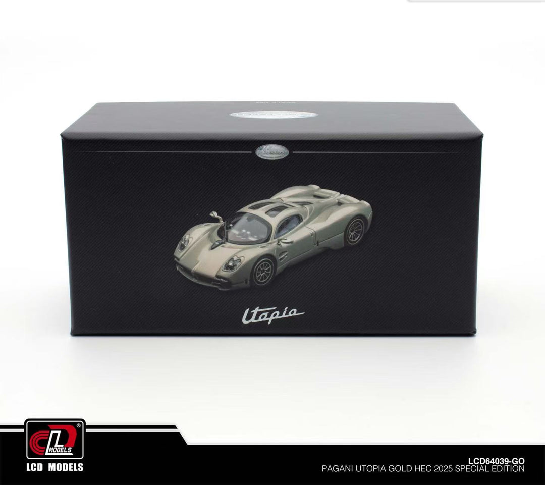 LCD 1:64 Pagani Utopia Gold TMCS 2025 Special Edition