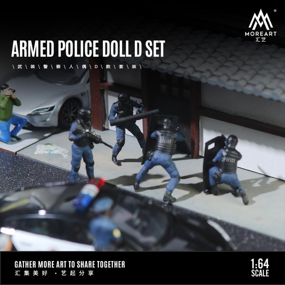 [Preorder] MoreArt 1:64 ARMED POLIGE DOLL D SET