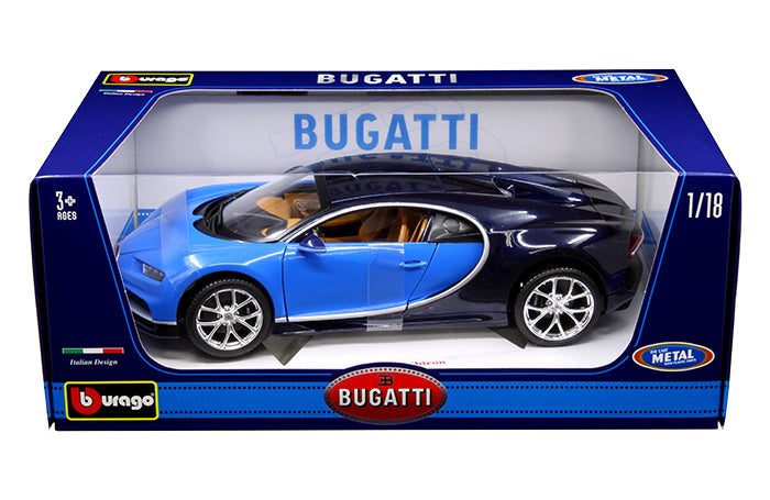 Bburago 1:18 Bugatti Chiron 42 Edition (Dark Blue/Blue)