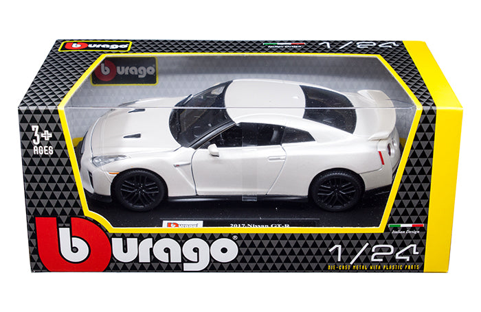 Bburago 1:24 2017 Nissan GT-R (White)