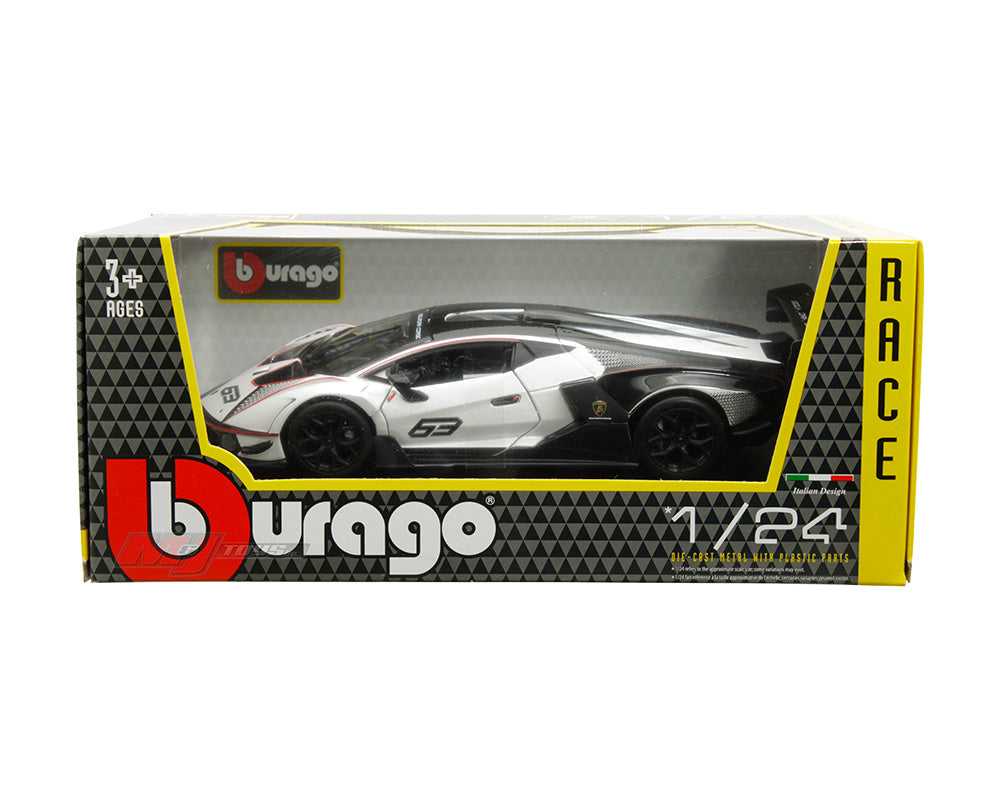 Bburago 1:24 Lamborghini Essenza SCV12 – White
