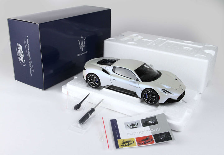 [Preorder] BBR 1:18 Maserati MC20 - Bianco Audace HE180051ABF