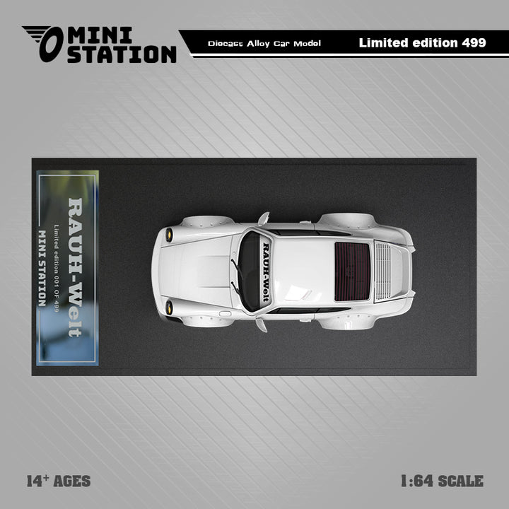 [Preorder] Mini Station 1:64 Porsche RWB 964 Ducktail SAMURAI White