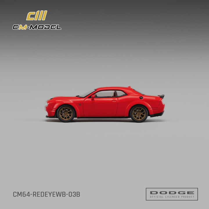 [Preorder] CM Model 1:64 Dodge Challenger SRT Hellcat Redeye Widebody Torred Clearcoat CM64-REDEYEWB-03B